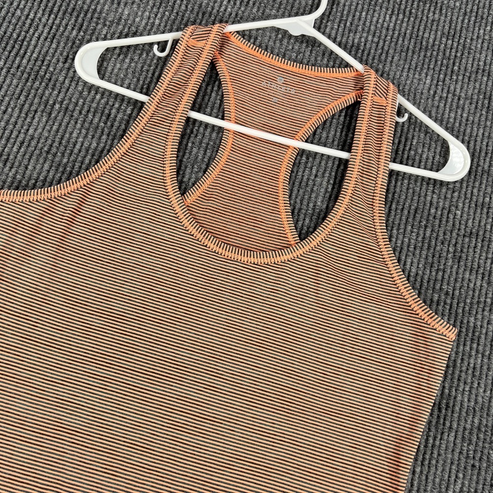 Athleta Tank Top Womens Medium Orange Sleeveless Workout Yoga Performance Gym